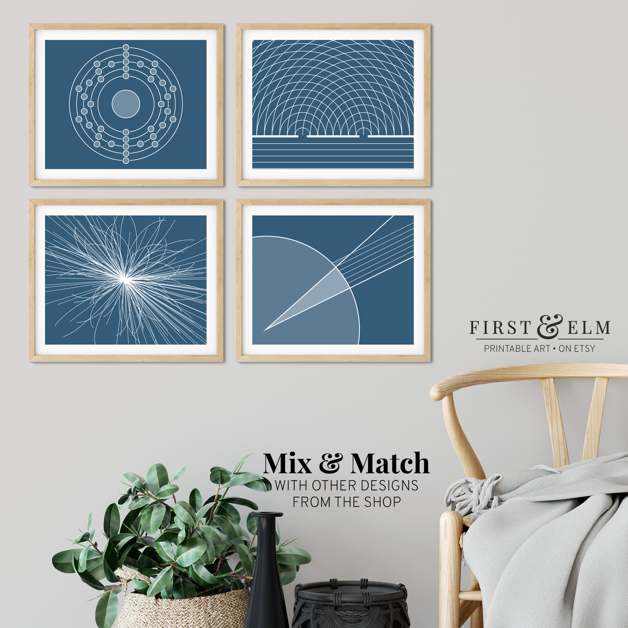 Physics Wall Art Youngs Double Slit Experiment Poster Etsy