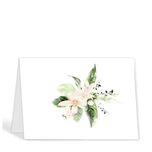 Greeting  card, printabl, instant download, digital card, happy thoughts, lemons, lemon blossom