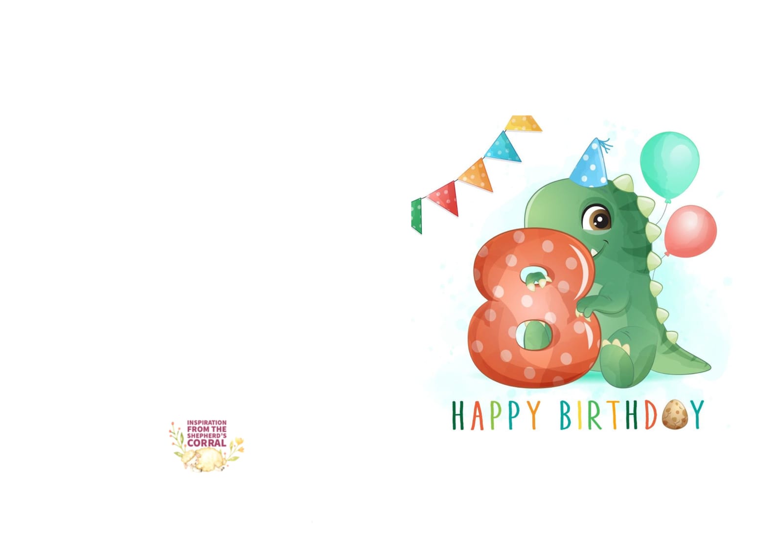 Happy Birthday, Happy Birthday Card, Birthday, 8th Birthday, Kids ...