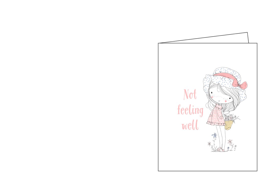 Get Well Card, Thinking of You, Instant Download, Printable, Digital ...
