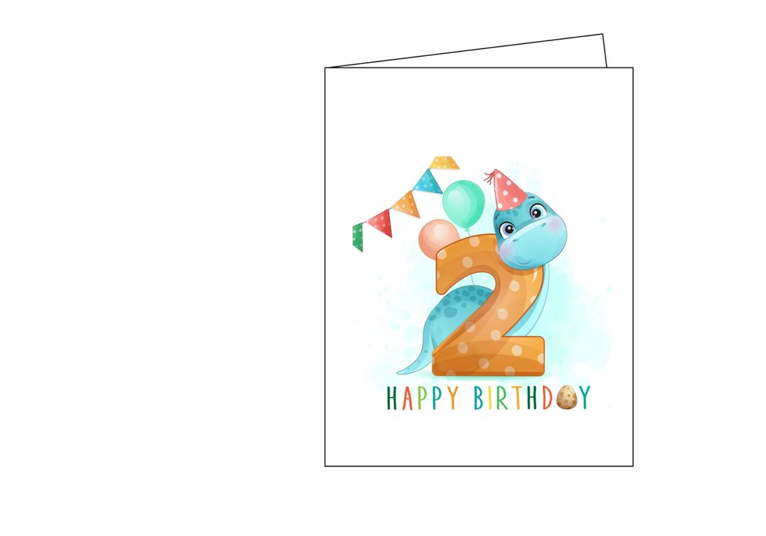Happy Birthday, Happy Birthday Card, Birthday, 2nd Birthday, Kids ...