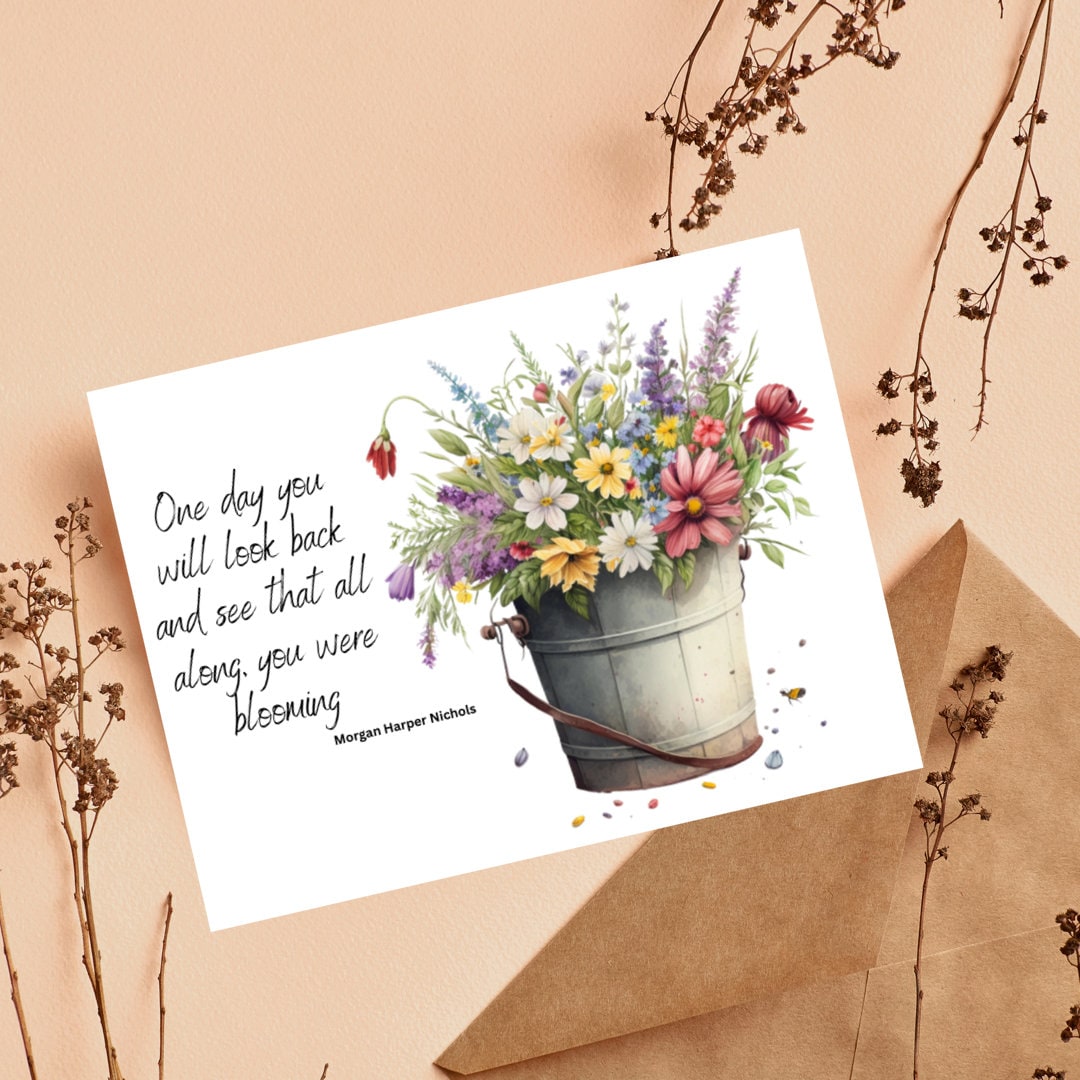 5x7 Blank Note Card, Instant Download, Digital Card, Printable, Blank ...