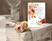 5x7 Sympathy card, printable, digital download,
