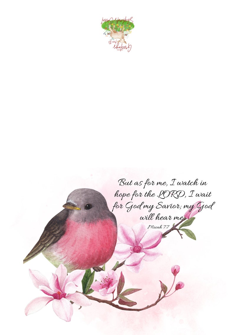 Blank Note Card, Greeting Card, Instant Download, Printable, Digital ...