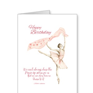 Birthday card, printable card, greeting card, instant download, digital card, happy thoughts, inspirational card, fall flowers