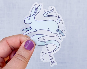 Magischer Hase Vinyl Sticker