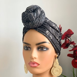 Pre-Tied Turban | Pretied Headwrap | Gift for Women | Non Pretied Headwrap | Alopecia Scarfs