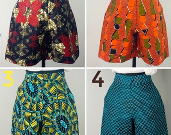 African Print Shorts | Etsy