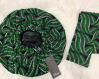 2-Piece Headwrap | Bonnet Headwrap | African Print | Ankara | Turban