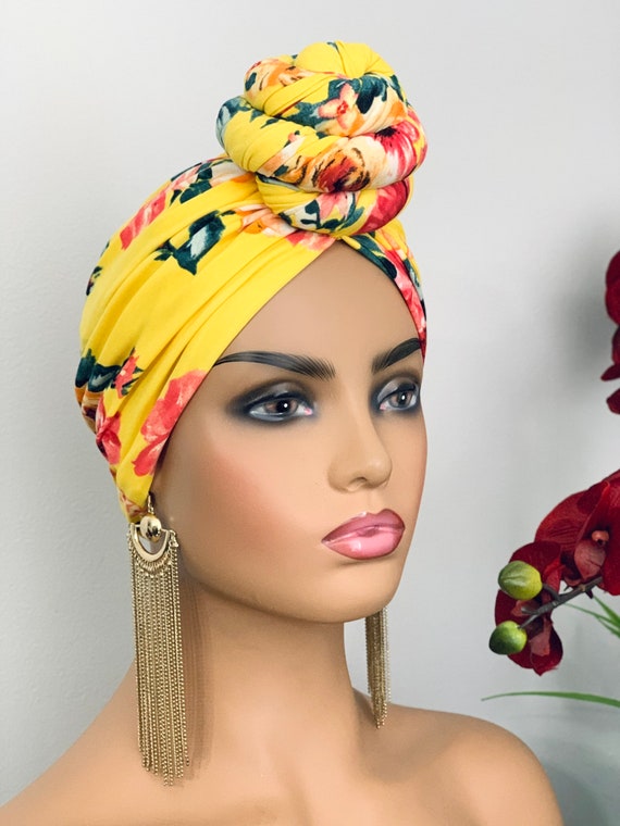 Pretied Headwrap Turban Handmade Pretied Headwrap Stay in Etsy
