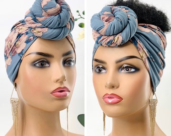 Pretied Turban | Pretied Headwrap | Cap For Chemo | Alopecia Scarfs | Chemo Gifts For Wife, Mum