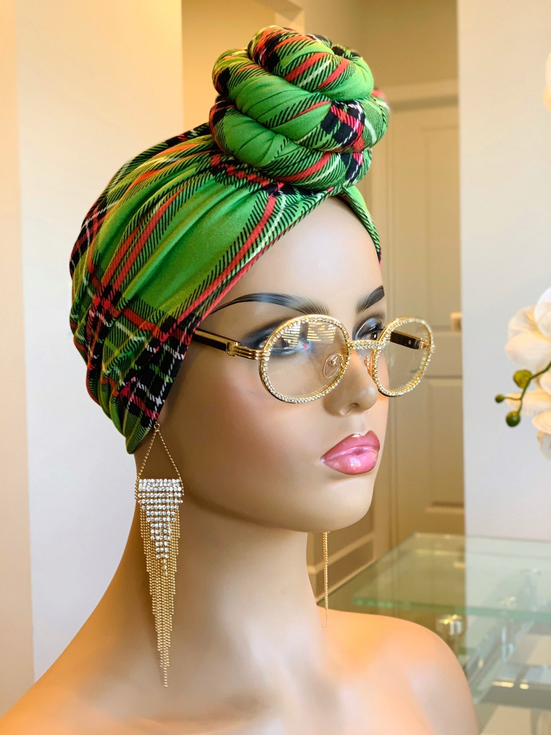 Pre Tied Turban Pre Tied Head Wrap Women Turban Head Wraps for Chemo
