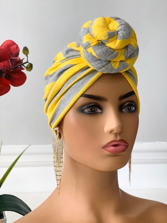 Pre Tied Turban Pre Tied Head Wrap Women Turban Head Wraps