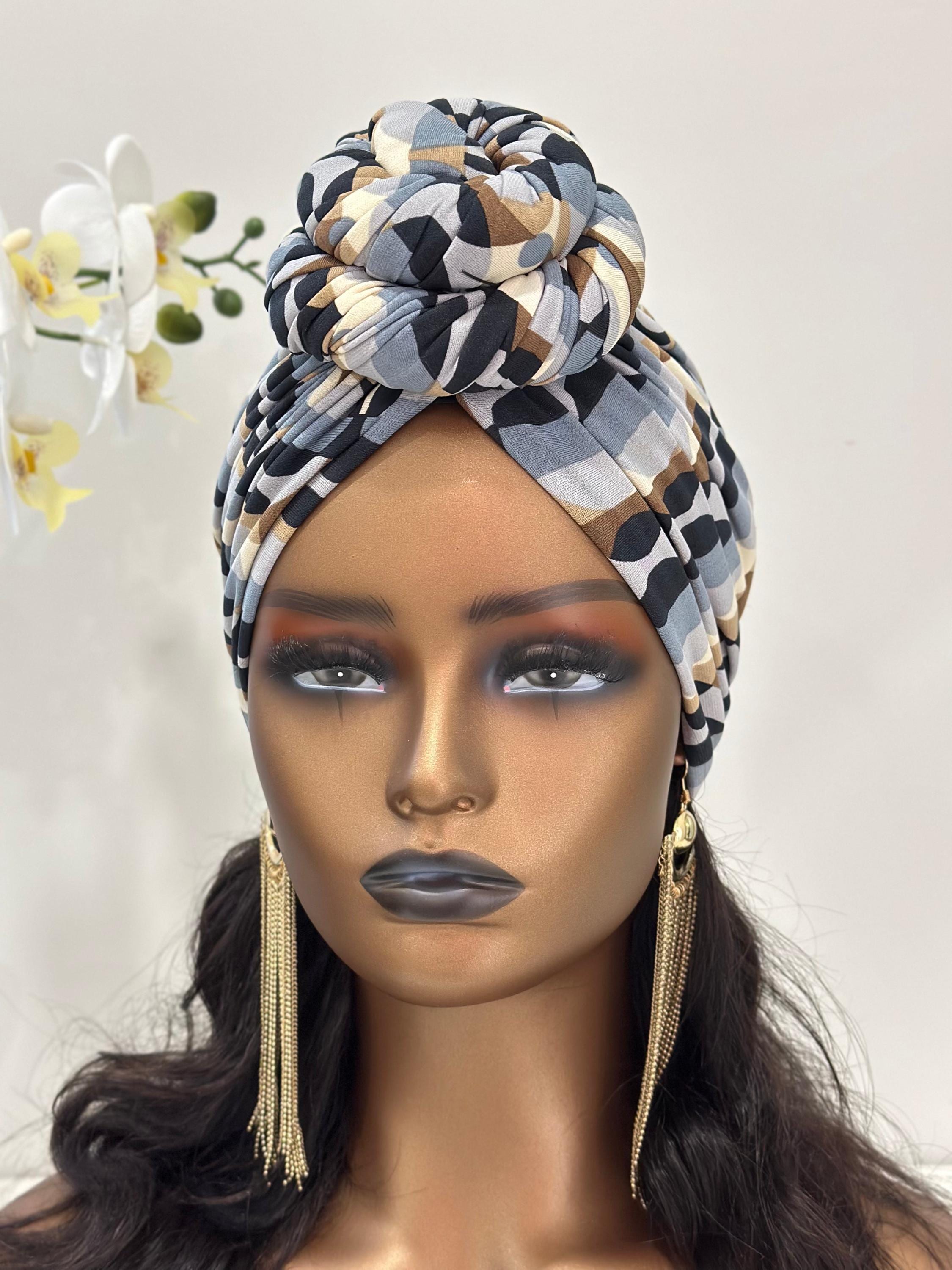 Pre-tied Headwrap & Mask Set Headwrap and Mask Sets - Etsy main image 3