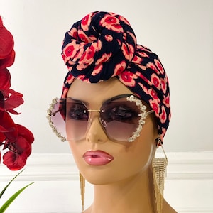 SATIN LINED Pre-Tied Turban | Pretied Headwrap | Gift for Women | Non Pretied Headwrap