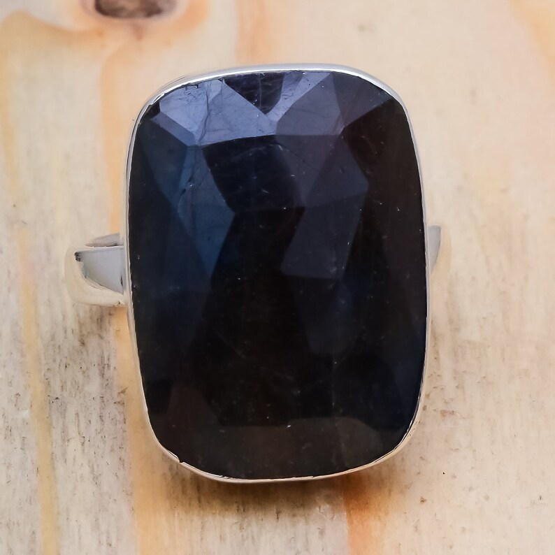 Free Shipping Faceted Labradorite Gemstone Handmade 925 Sterling Silver Ring For Her SR-308 Rings