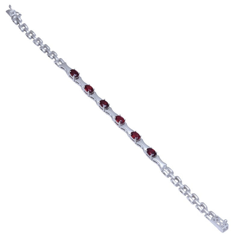 Free Shipping Garnet Peridot Blue topaz Peridot Citrine Amethyst Bracelets 925 Sterling Silver Handmade Jewelry