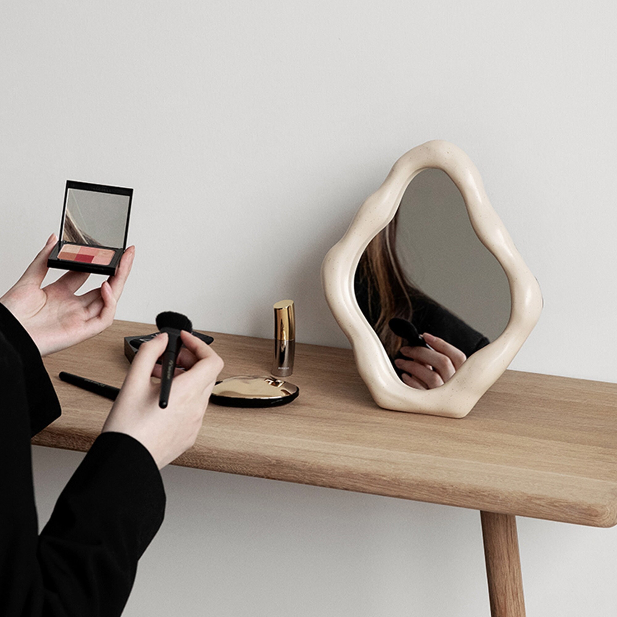 Desktop Mirrors Makeup Mirrors Simple Home Decoration Etsy