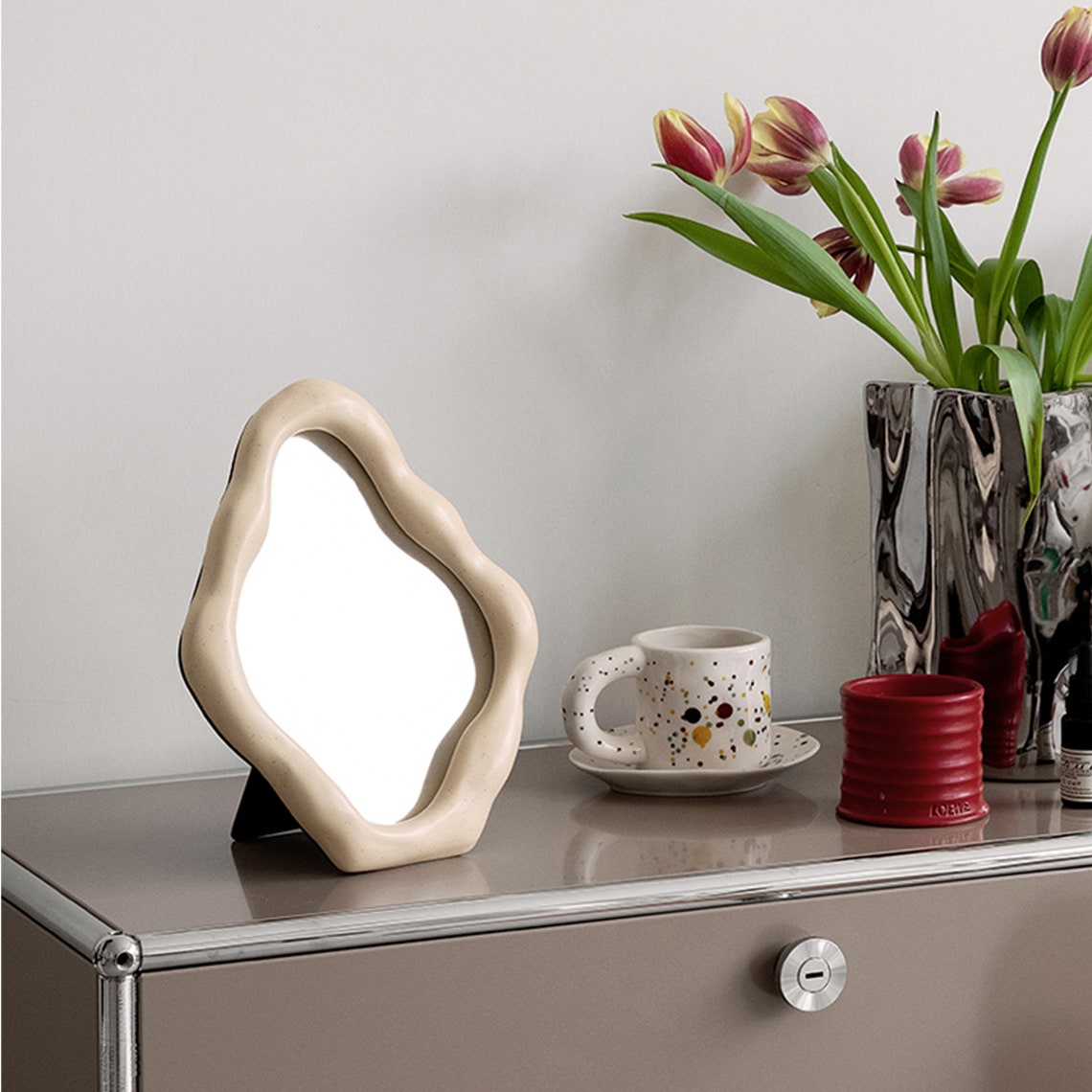 Desktop Mirrors Makeup Mirrors Simple Home Decoration Etsy