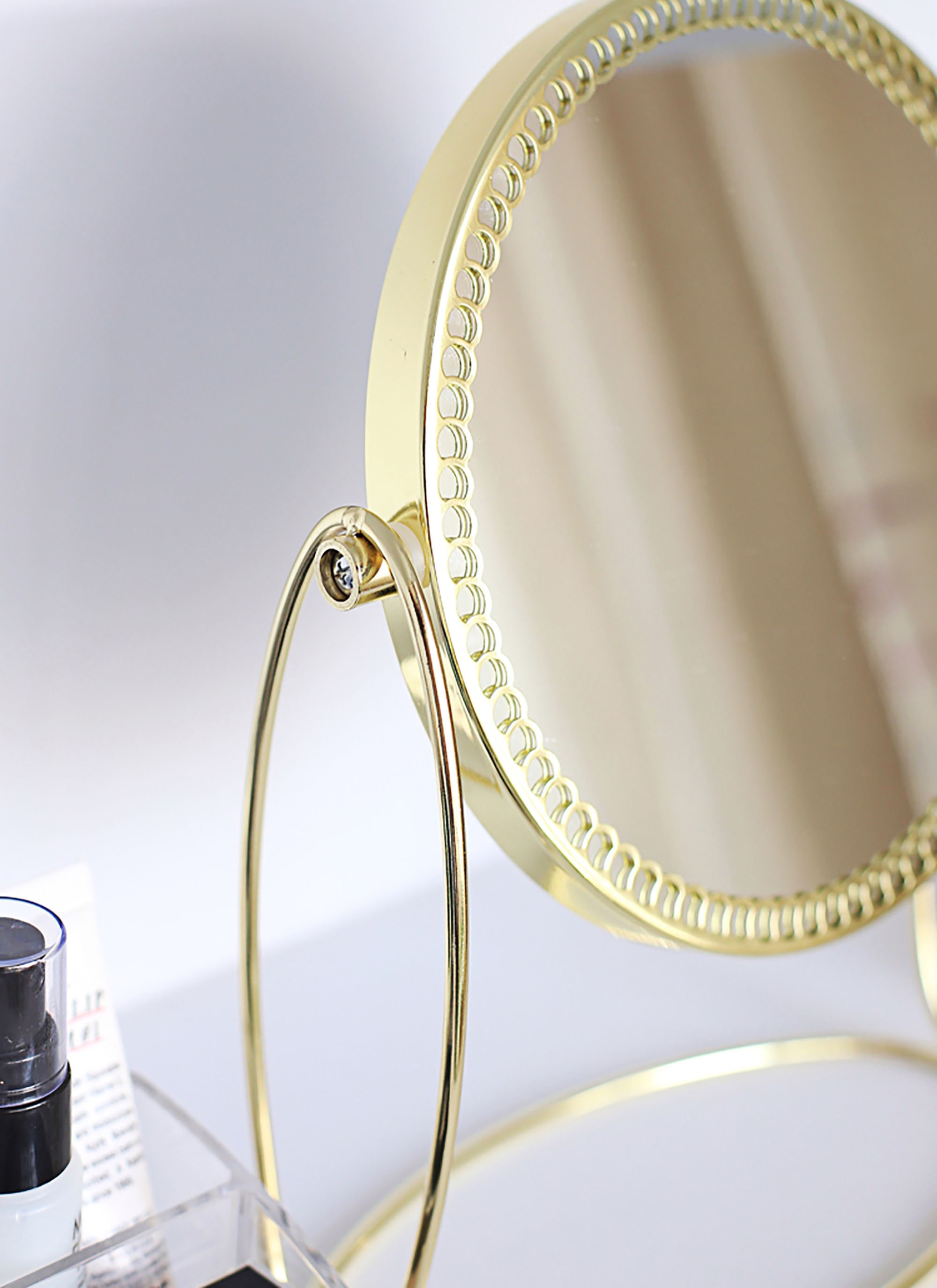 Desktop Vanity Mirror Desktop Vanity Mirror Doublesided Etsy