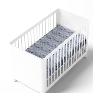 Boys Bamboo Playard Sheet, Mini Crib Sheet, Pack N Play Bedding, Fitted Pack and Play Sheets, Baby Bedding Set, Toddler Nursery Linens