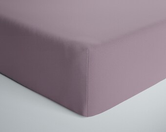 lavender fitted crib sheet