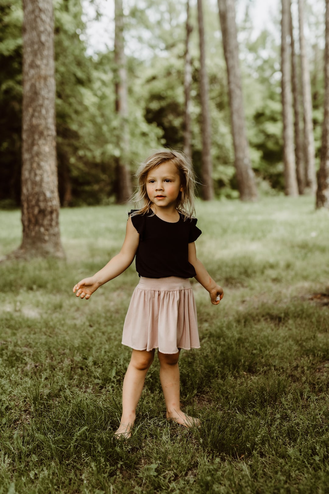 Girls Bamboo Peplum Skirt *limited Sizes Available* Toddler Twirl Skirt,  Bamboo Baby Clothes, Little Girls Summer Skirt, Circle Skirt