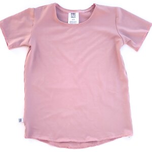 Dusty pink Bambus Slouchy Kinder T-Shirt, Junge Shirts, Mädchen Shirt, Unisex Baby & Kleinkind T-Shirt, Kid Shirt, Bambus Baby Kleidung