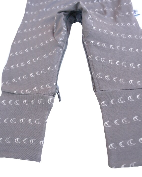 inseam zipper pajamas