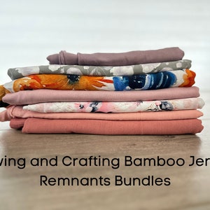 Bamboe Jersey Schroot Bundels, Buttery Soft Stretch Apparel Stof Restanten, Stof Restanten, Poppen Maken, Stoffen Levering, Poppenkleertjes Stof