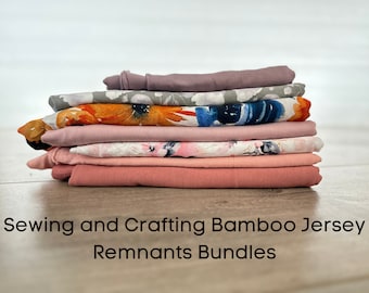 Bambus Jersey Scrap Bundles, Butterweiche Stretch Bekleidung Stoffreste, Stoffreste, Puppenherstellung, Stoffversorgung, Puppenkleidung Stoff