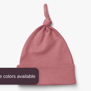 Baby Girl Hat Bamboo Knot Hat Unisex Baby Beanie Newborn Hat Newborn Gift Baby Shower Gift Baby Boy Gift New Baby Gift Coming Home Outfit