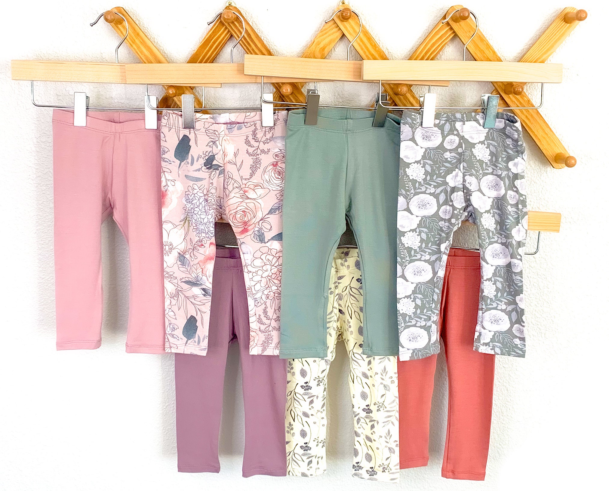 newborn floral leggings