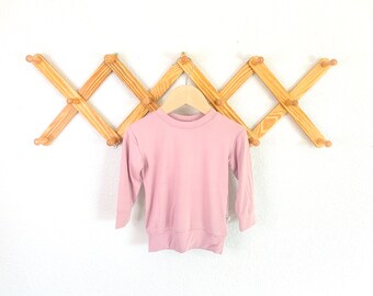 Sweat-shirt Pink Bamboo Baby Crewneck | Pastel Rose Toddler Crewneck Sweat-shirt | Unisexe Baby and Kids Sweatshirt |  Cadeau de baby shower