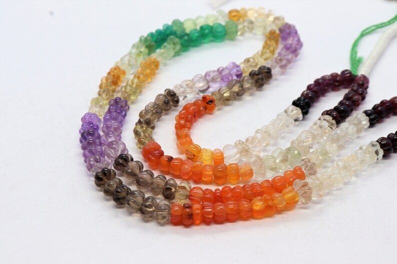 Semi Mix hand watermelon beads 6-7 mm Semi Multi wholesale beads Mix Semi Muti hand carved watermelon Natural Mix Semi Multi watermelon