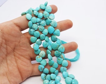 100% Natural Arizona Turquoise faceted heart shape beads Natural Blue Turquoise faceted beads Arizona Turquoise briolette Wholesale beads