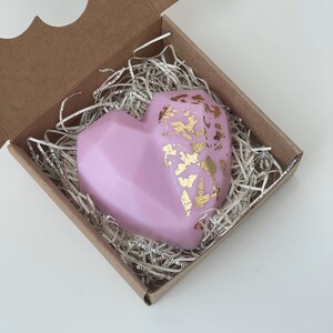 Heart Shaped Soap, Valentines Day, Bar soap image 3