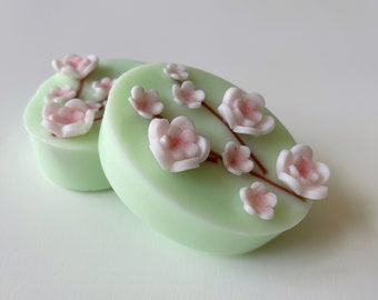 Handmade Spring Blossom Soap Bar - Natural Floral Scent