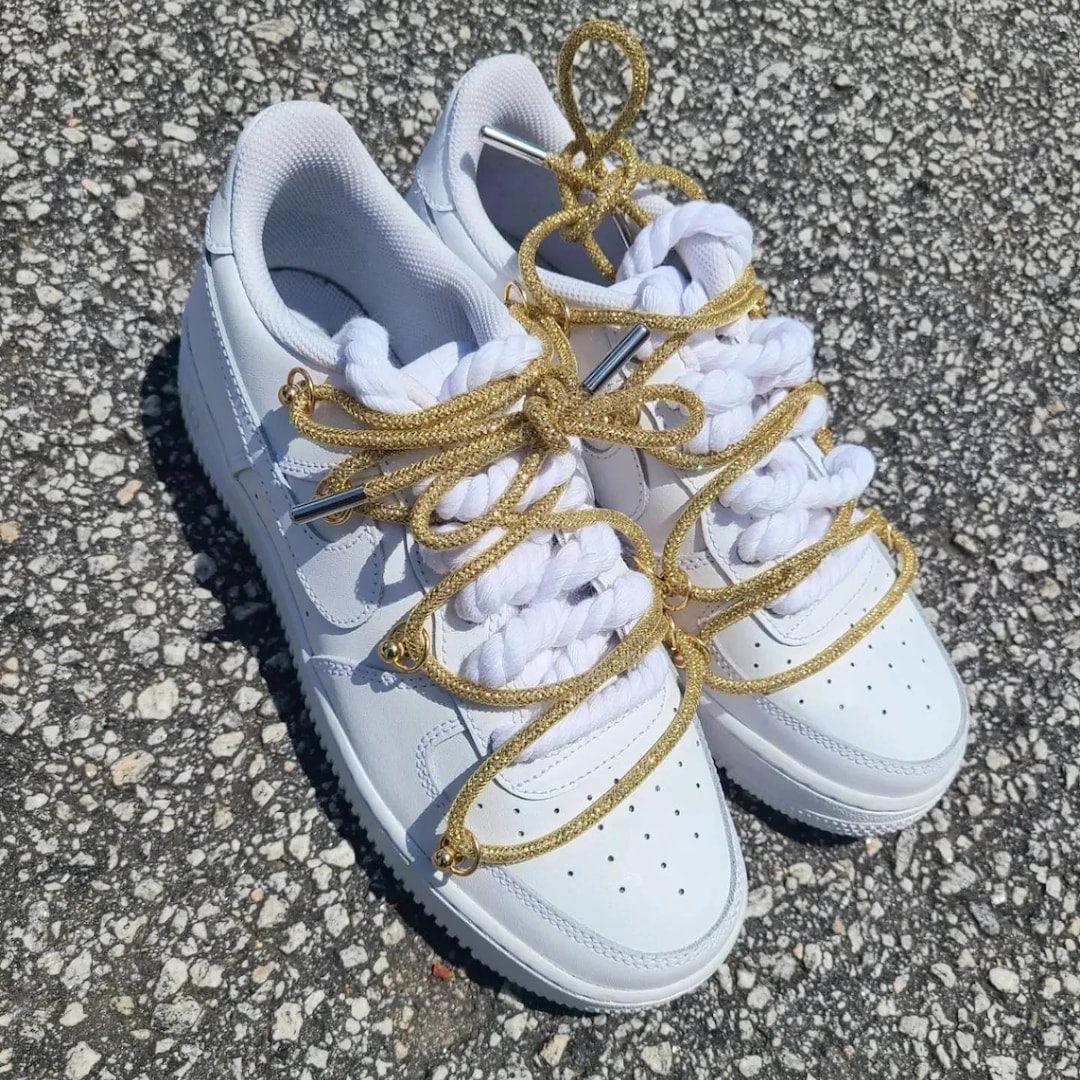 White air force 2025 1 low lace