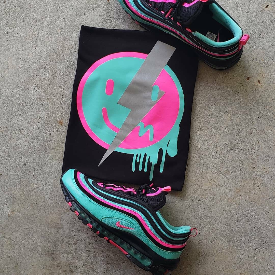 Custom Painted Twilo Galaxy Nike Air Max 97 – B Street Shoes