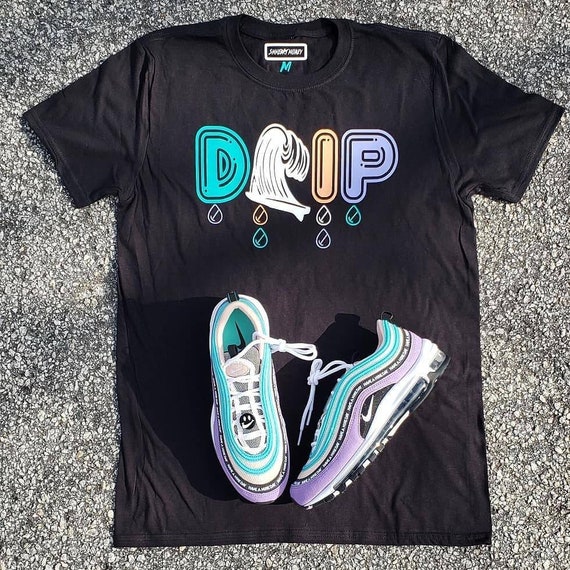 envelop picknick Onderverdelen Custom SMHEART drip Shirt for Nike Air Max 97 95 1 - Etsy
