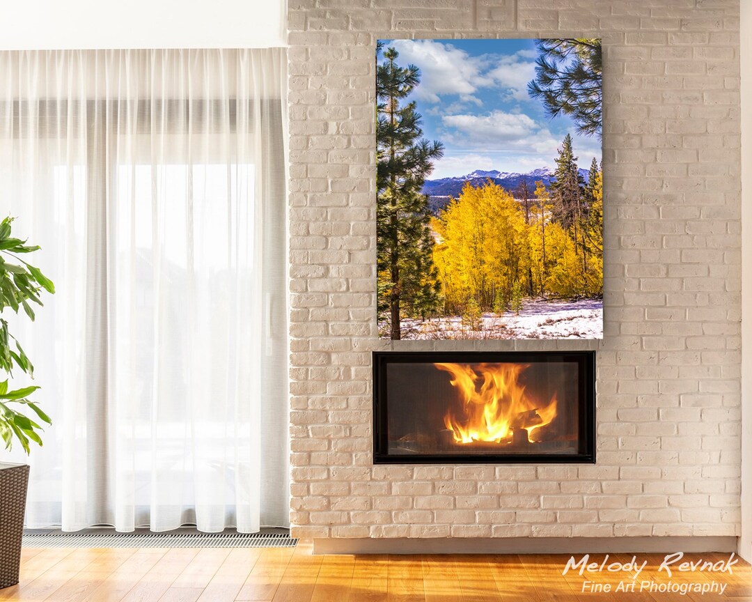 Lake Tahoe Metal Wall Art Scenic Aspen Trees California Etsy