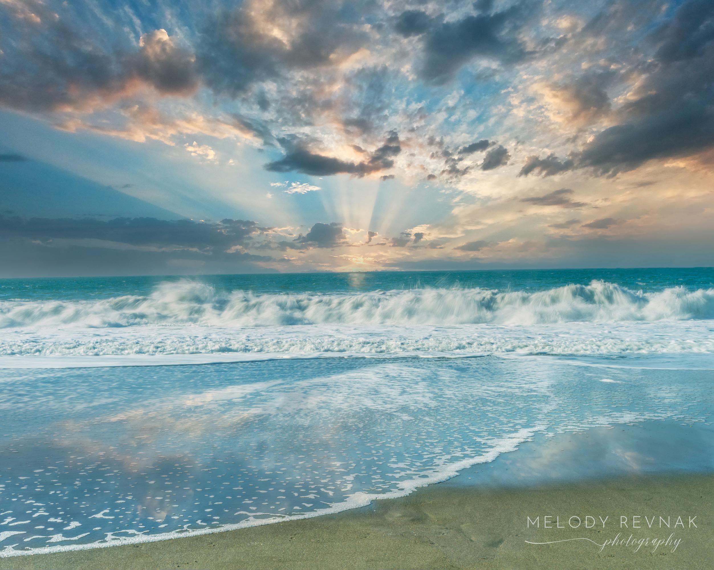 Beach Sunset Photo – Baker Beach San Francisco Wall Art – Coastal Seascape Print – Oversized Ocean Sunset Decor – Metal, Canvas, or  Print