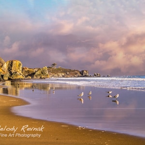 Stinson Beach Coastal Print: California Ocean Seascape Photography, Beach Wall Art