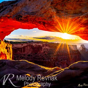 Mesa Arch Sunrise Photo: Canyonlands National Park Wall Art Print