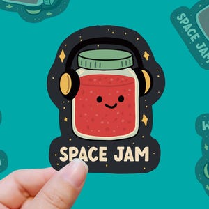 Space Jam – Cosmic Bops Only vinyl sticker