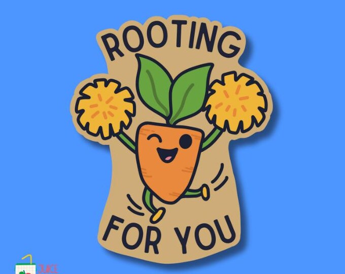 Rooting for You – Emotional Support Plant Sticker
