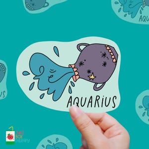 Adesivo de vinil Aquarius – Too Weird to Fail