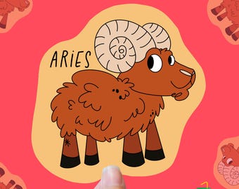 Aries Baby – Spark, Fire, Chaos vinyl sticker