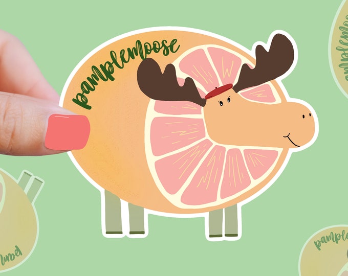PAMPLEMOOSE cute vinyl fruit sticker